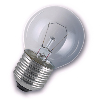 CLASSIC P CL 40W 230V E27 (шар прозр.) (лампа накал.)