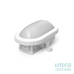 Светильник LED ESTARES накладной Liteco LRP-01-LED AC220V 5W IP54 овал белый (холодный белый)