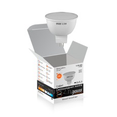  .Gauss MR16 GU5.3 3,5W 220V 2700   Elementary (LD13514)