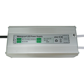 Блок питания для LED ленты Ecola 12V  60W IP67 (179*71*43) герметичный 440719