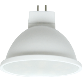 Лампа светодиод. Ecola MR16 GU5,3 220V  8W 4200 (51*50) мат. стекло 555899