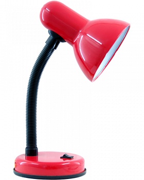 Светильник настольный Camelion KD-301 60W E27 металл красный