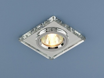 Светильник встр. Elektrostandard 8170/2 SL/SL MR-16 G5,3 зеркальный серебро