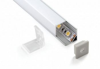 Профиль для LED ленты LL-2-ALP003 квадратный угловой алюминиевый (16mm) Elektrostandard