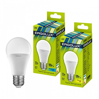 Лампа светодиод. Ergolux LED-A60 220V 7W E27 4500К 