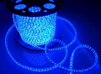 Дюралайт светодиодный синий 50м LED-F3WRL