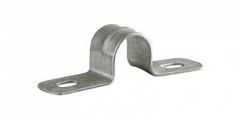 Скоба металлическая  двухлапковая d 19-20 (100)