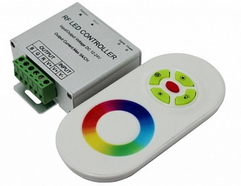 Контроллер LED RGB "DELUCE" с пультом сенсорный 00001844 18А белый
