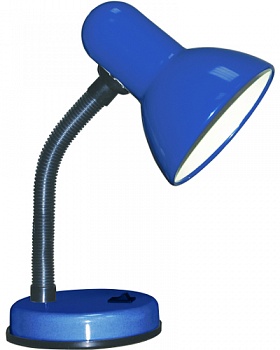 Светильник настольный Camelion KD-301 60W E27 металл синий