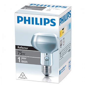 Лампа зерк. Philips R80 E27 75W 4220