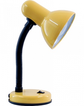 Светильник настольный Camelion KD-301 60W E27 металл жёлтый